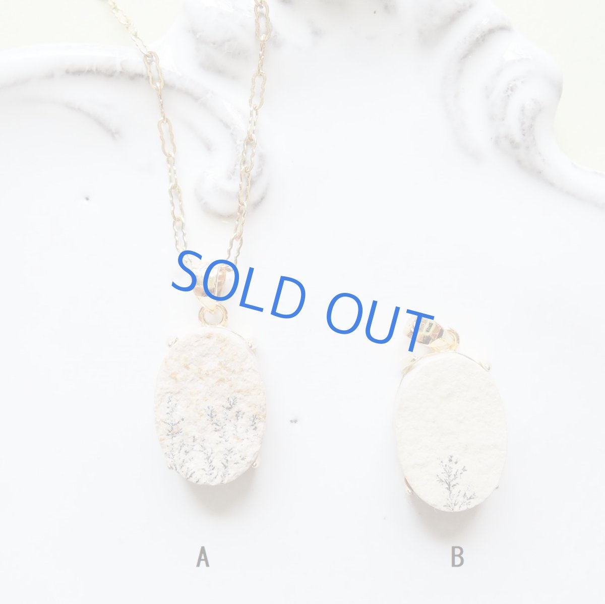 画像2: 【限定各1・SELECT】13thAnniv,デンドリティックジャスパー　ネックレス14kgf50cm (2)