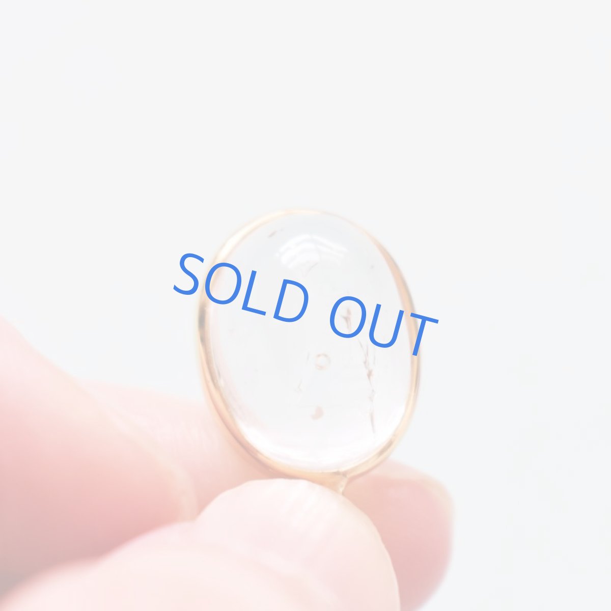 画像4: 【1点もの・B】希少石！水入り水晶（クリスタル）　ペンダントネックレス　14KGFネックレス50cm (4)