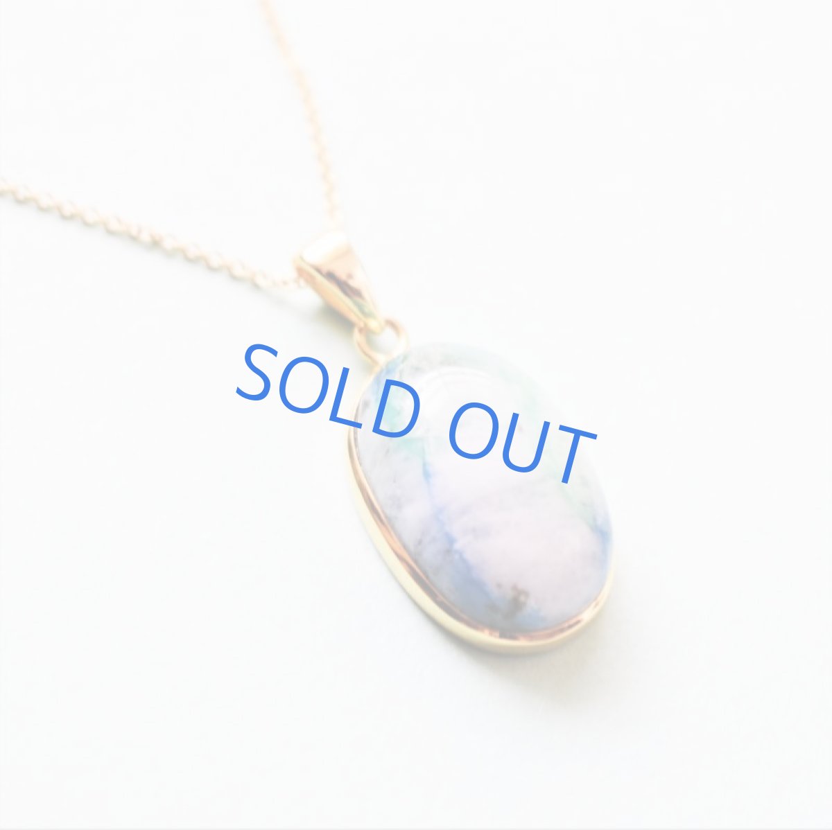 画像5: 【1点もの・Aオーバル】希少石！大粒　クァントムクアトロシリカ　14KGF50センチネックレス  (5)