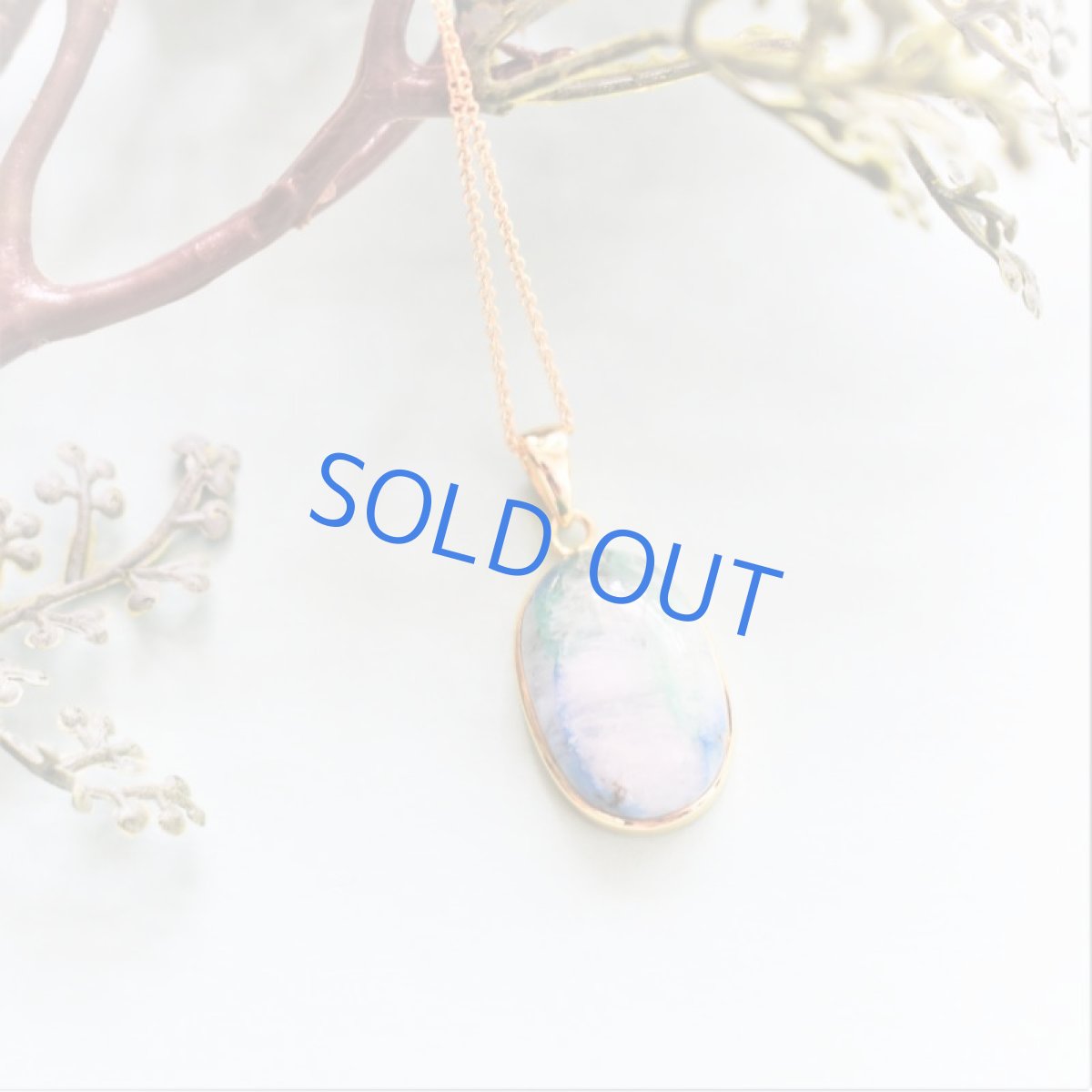 画像4: 【1点もの・Aオーバル】希少石！大粒　クァントムクアトロシリカ　14KGF50センチネックレス  (4)