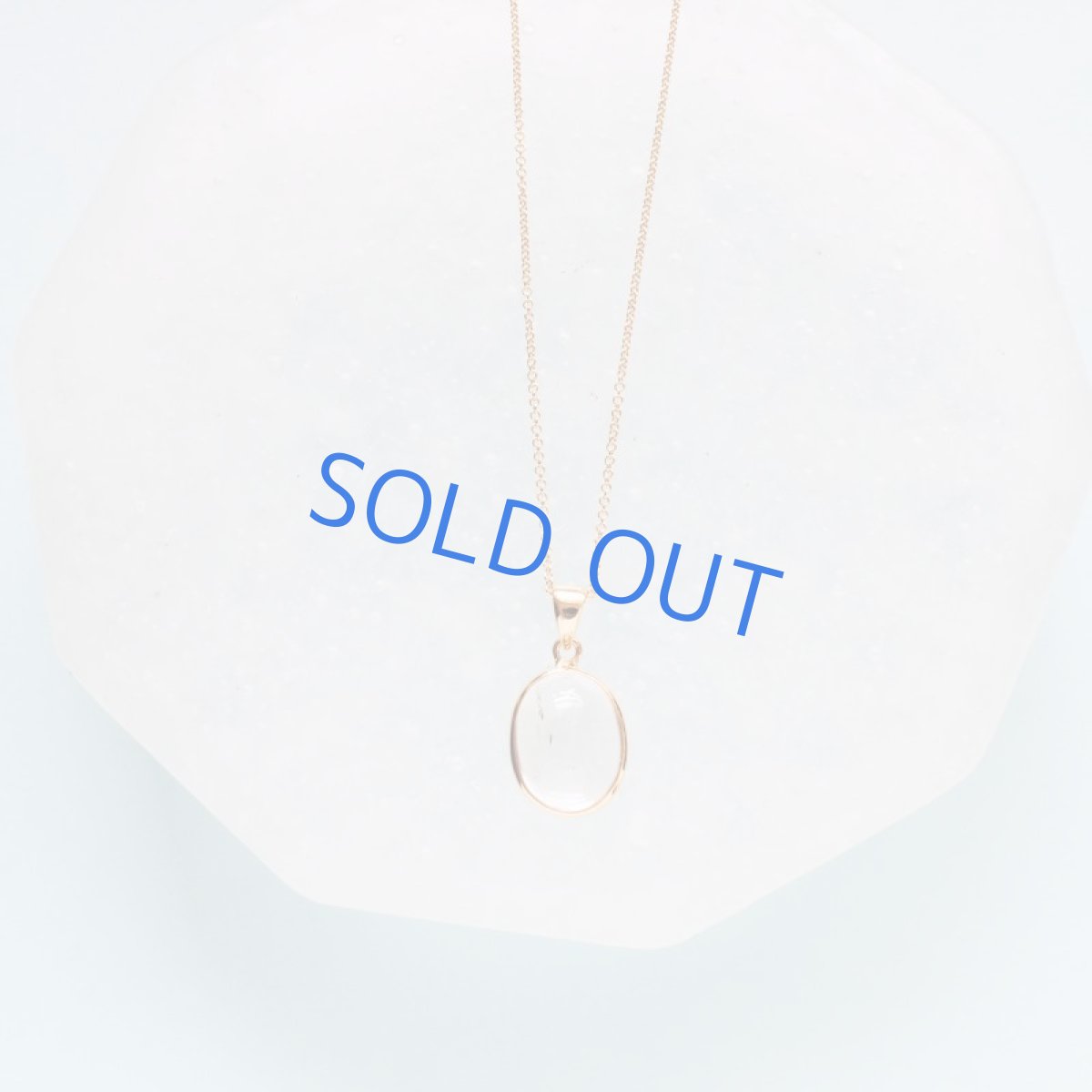 画像7: 【1点もの・B】希少石！水入り水晶（クリスタル）　ペンダントネックレス　14KGFネックレス50cm (7)