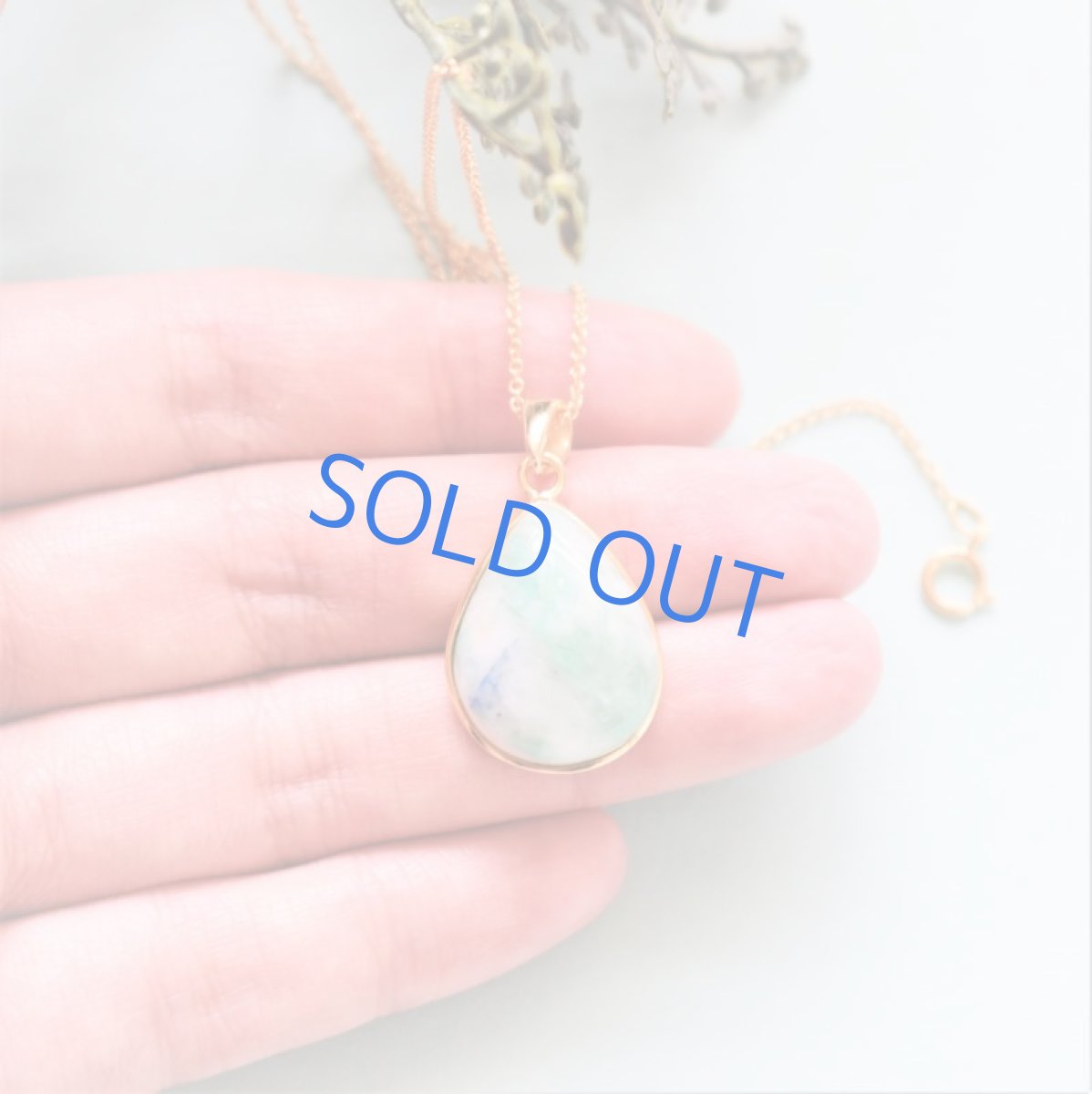 画像2: 【1点もの・Bティア】希少石！大粒　クァントムクアトロシリカ　14KGF50センチネックレス  (2)