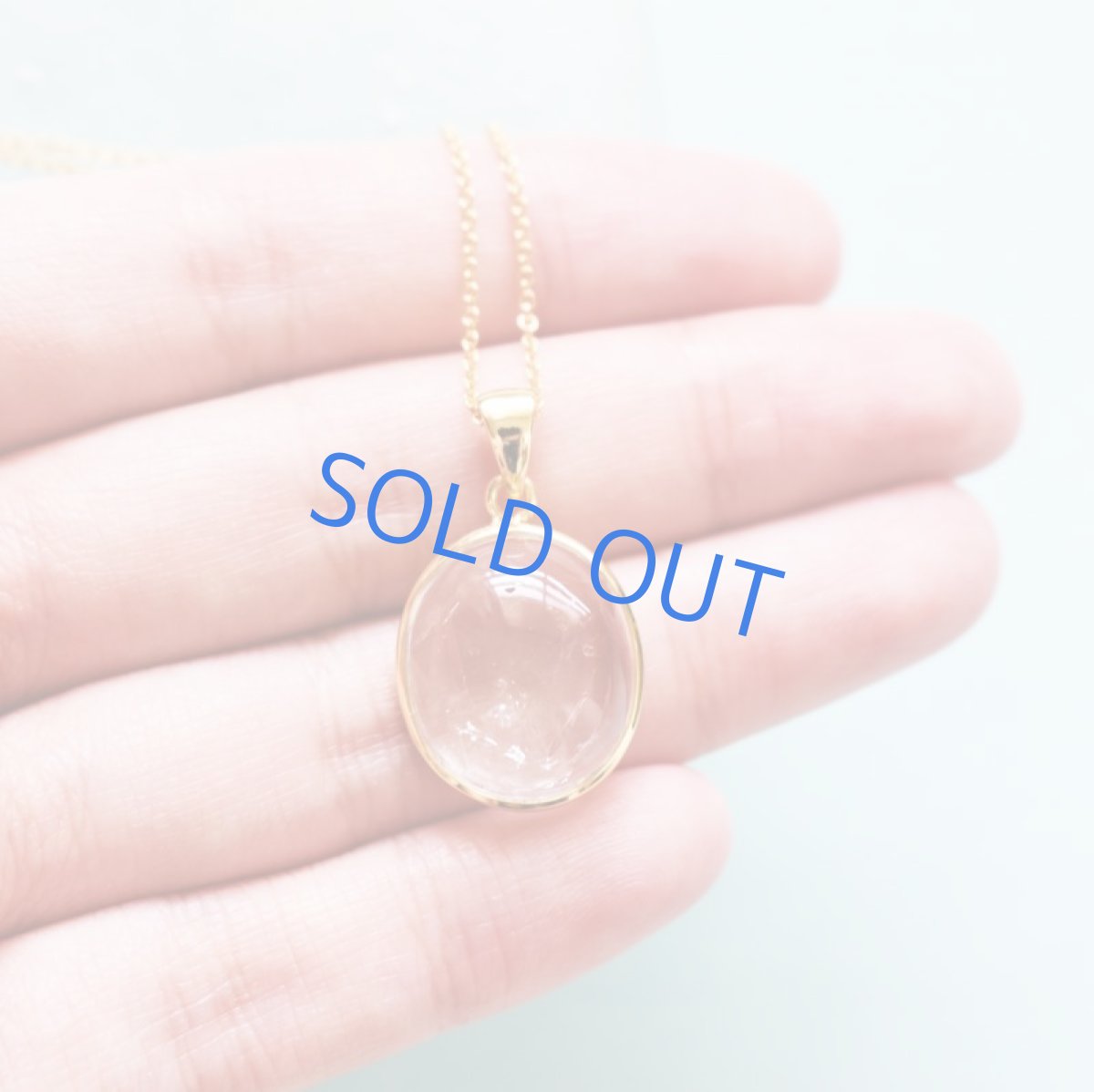 画像5: 【1点もの・C】希少石!水入り水晶(クリスタル) ペンダントネックレス 14KGFネックレス50cm (5)