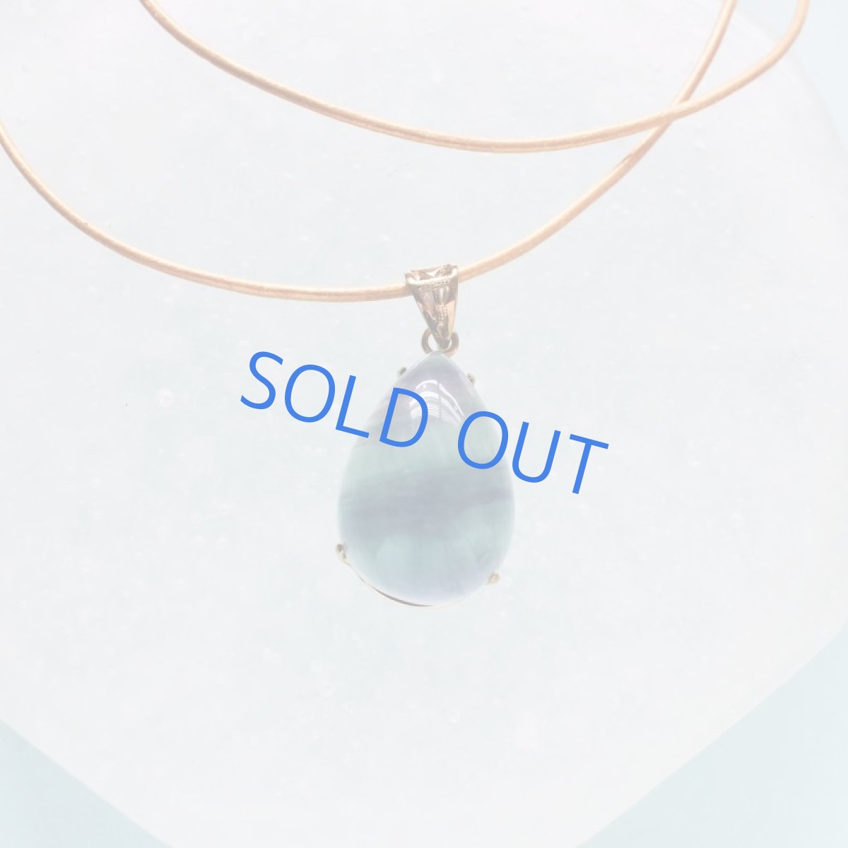 画像5: 【1点もの・フレームB】超大粒　マルチフローライト　ペンダント　革コード約90センチネックレス (5)