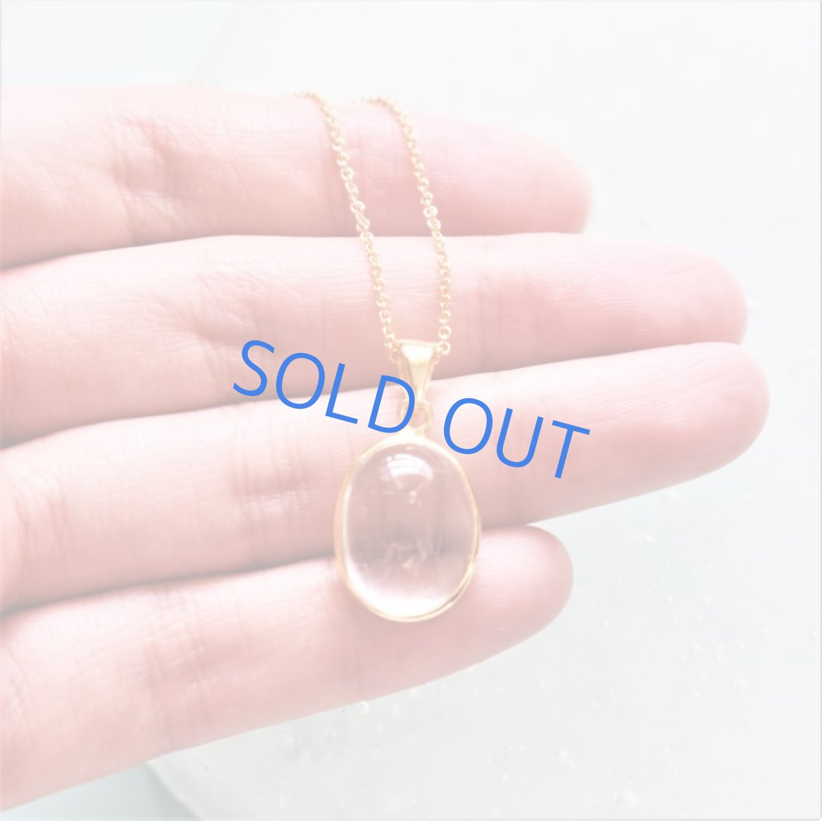 画像6: 【1点もの・B】希少石！水入り水晶（クリスタル）　ペンダントネックレス　14KGFネックレス50cm (6)