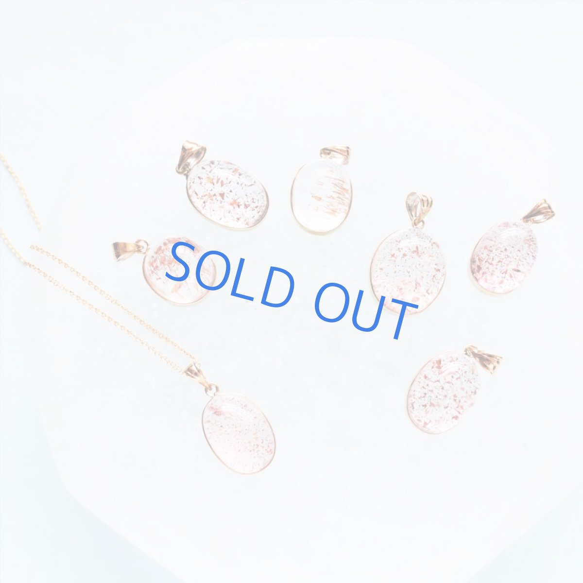 画像7: 【1点もの・B】希少石　レピドクロサイト　インクォーツ（ファイヤークォーツ）　カボション　14KGF50cmネックレス (7)