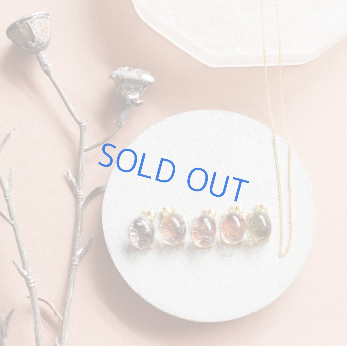 画像10: 【再入荷!】AAA ガーデンクォーツ オーバルカボション 約40cmサージカルステンレスネックレス (10)