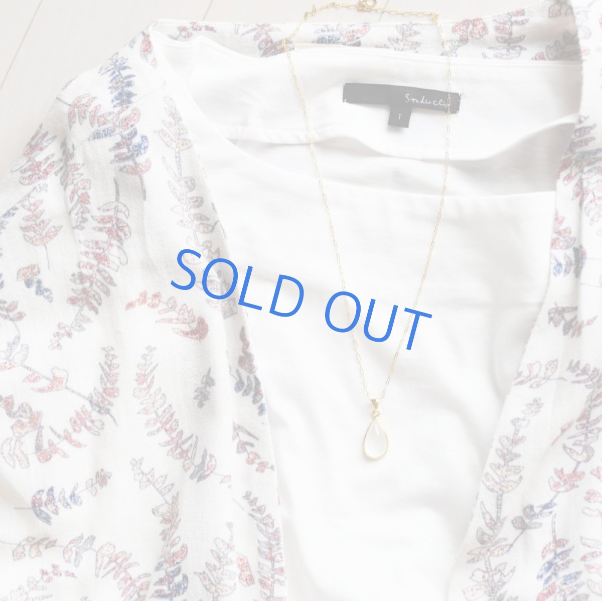 画像7: 【1点もの・ティアC】AAA　ロイヤルブルームーンストーン（ペリステライト）　約50センチ14KGFネックレス  (7)