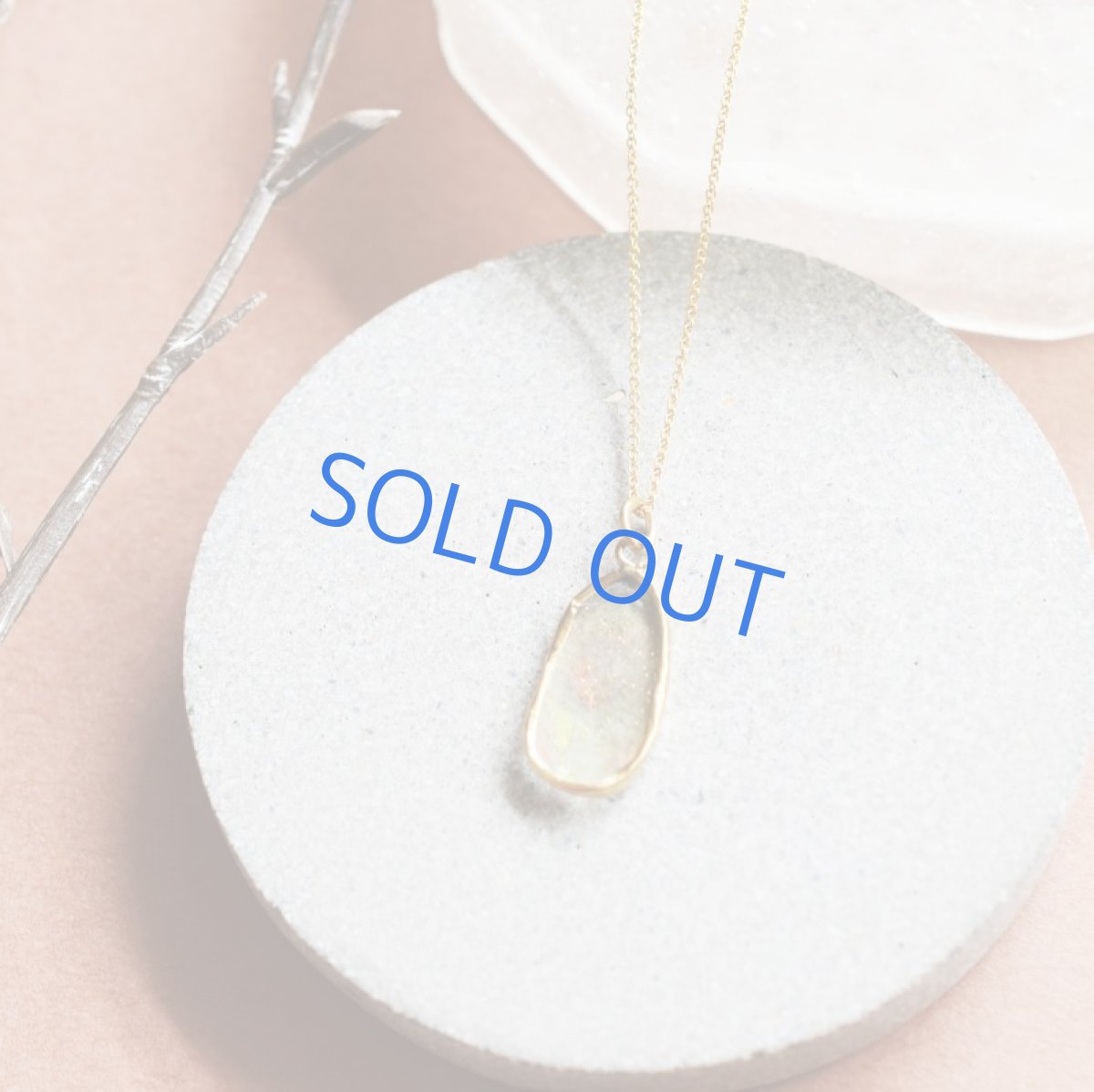 画像5: 【1点もの・A】希少！　古代ローマングラス　フレームペンダント　14kgf約50cmチェーンネックレス (5)