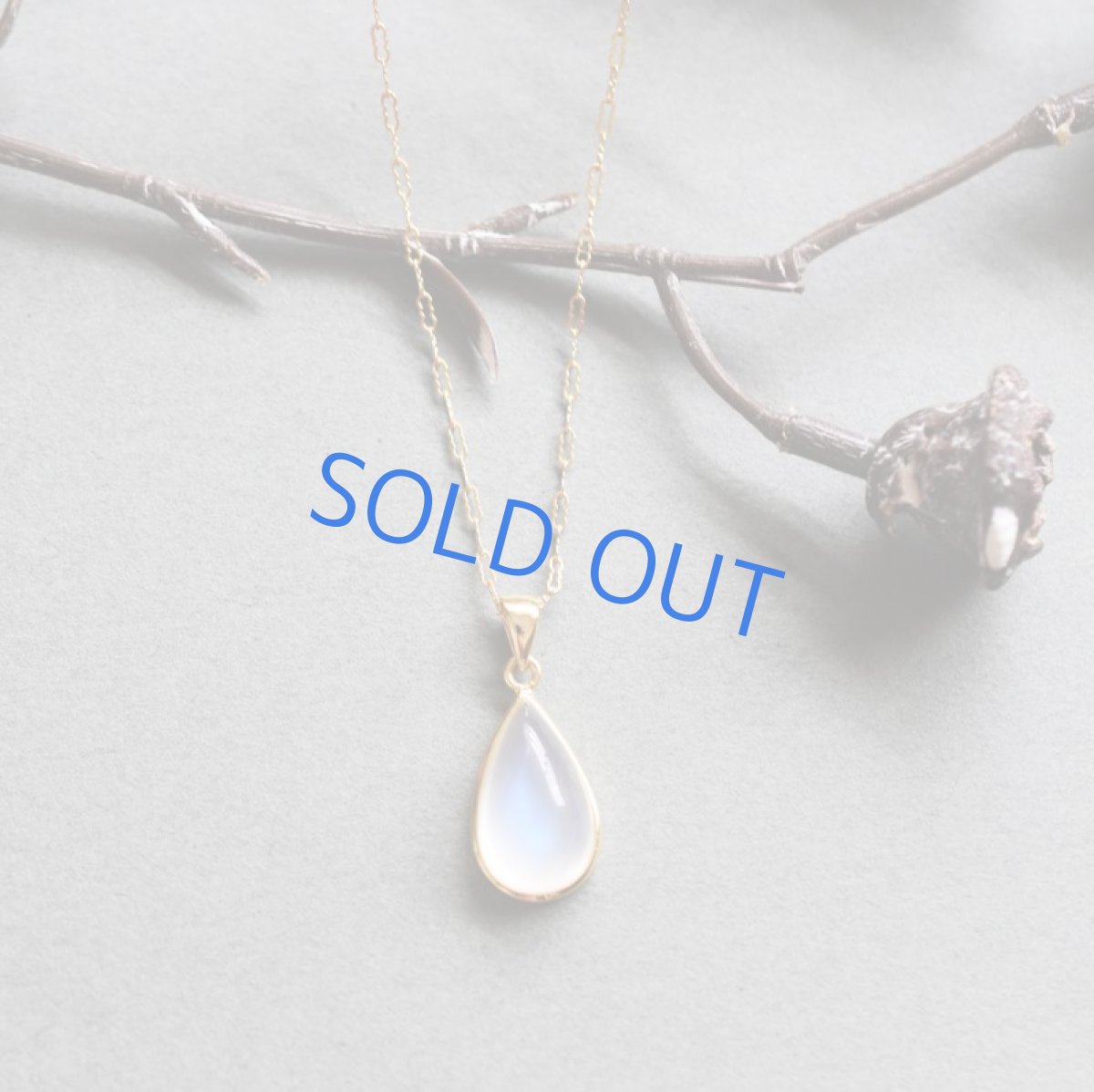 画像6: 【1点もの・ティアC】AAA　ロイヤルブルームーンストーン（ペリステライト）　約50センチ14KGFネックレス  (6)