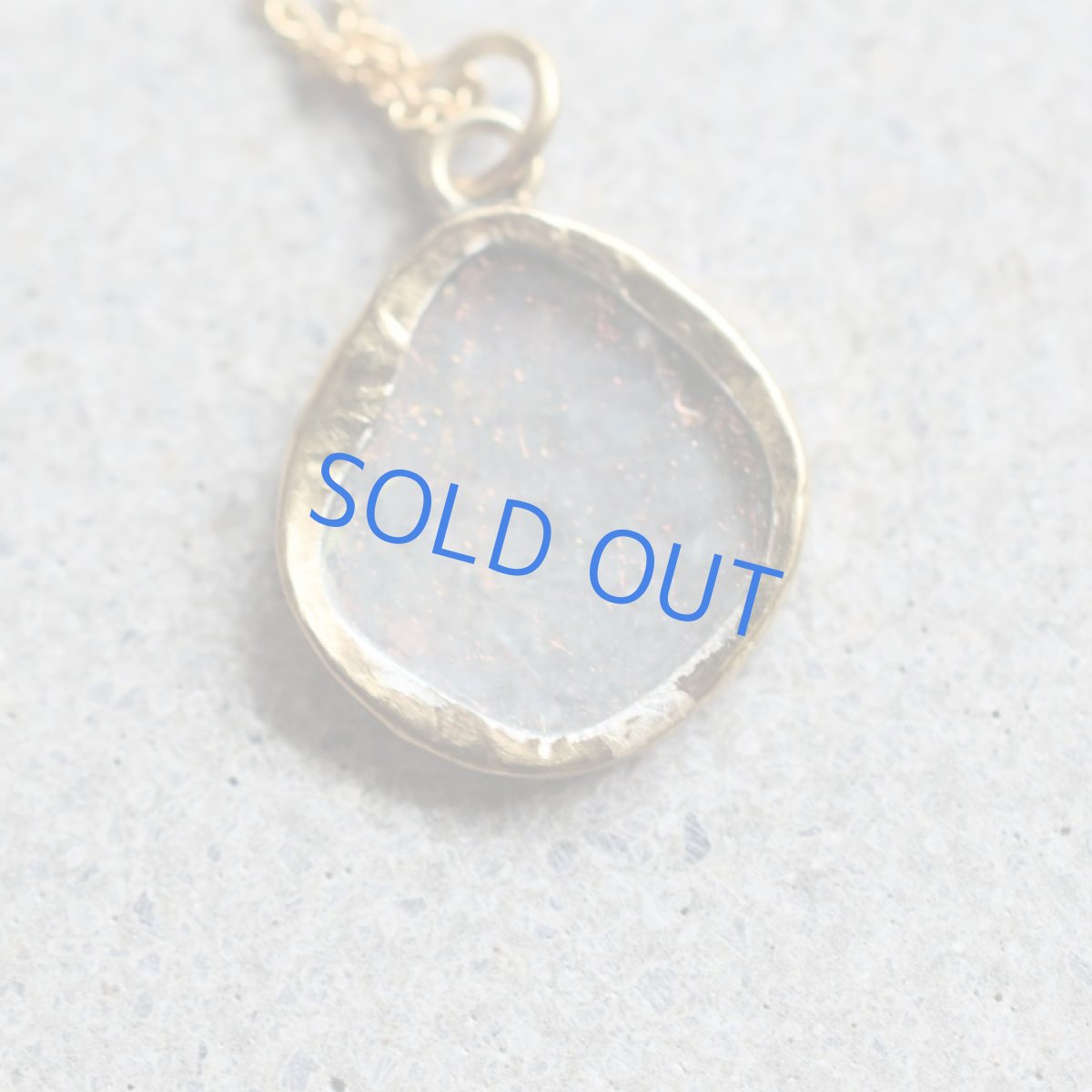 画像3: 【1点もの・D】希少！　古代ローマングラス　フレームペンダント　14kgf約50cmチェーンネックレス (3)