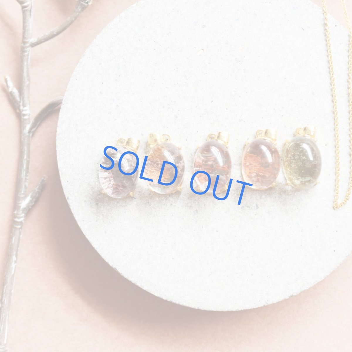 画像9: 【再入荷!】AAA ガーデンクォーツ オーバルカボション 約40cmサージカルステンレスネックレス (9)