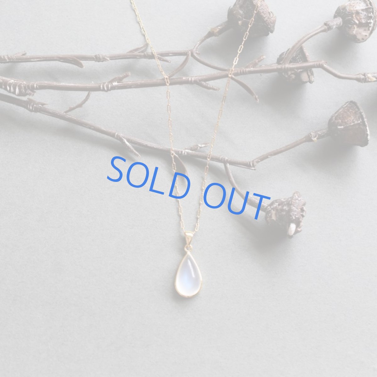 画像5: 【1点もの・ティアC】AAA　ロイヤルブルームーンストーン（ペリステライト）　約50センチ14KGFネックレス  (5)