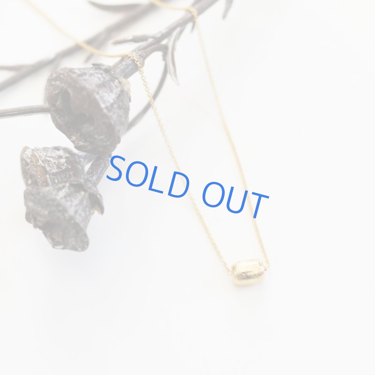 画像5: 【残り1】聖なる石 ゴールドカラー ギベオン隕石 豆型 14KGFネックレス40cm (5)