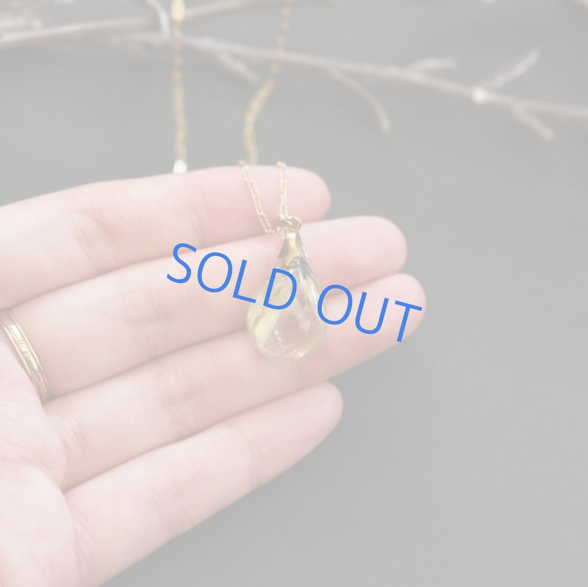 画像7: 【1点もの・A】ブラジル産ゴールドルチルクォーツ ペンダント 14kgf約50cmネックレス (7)