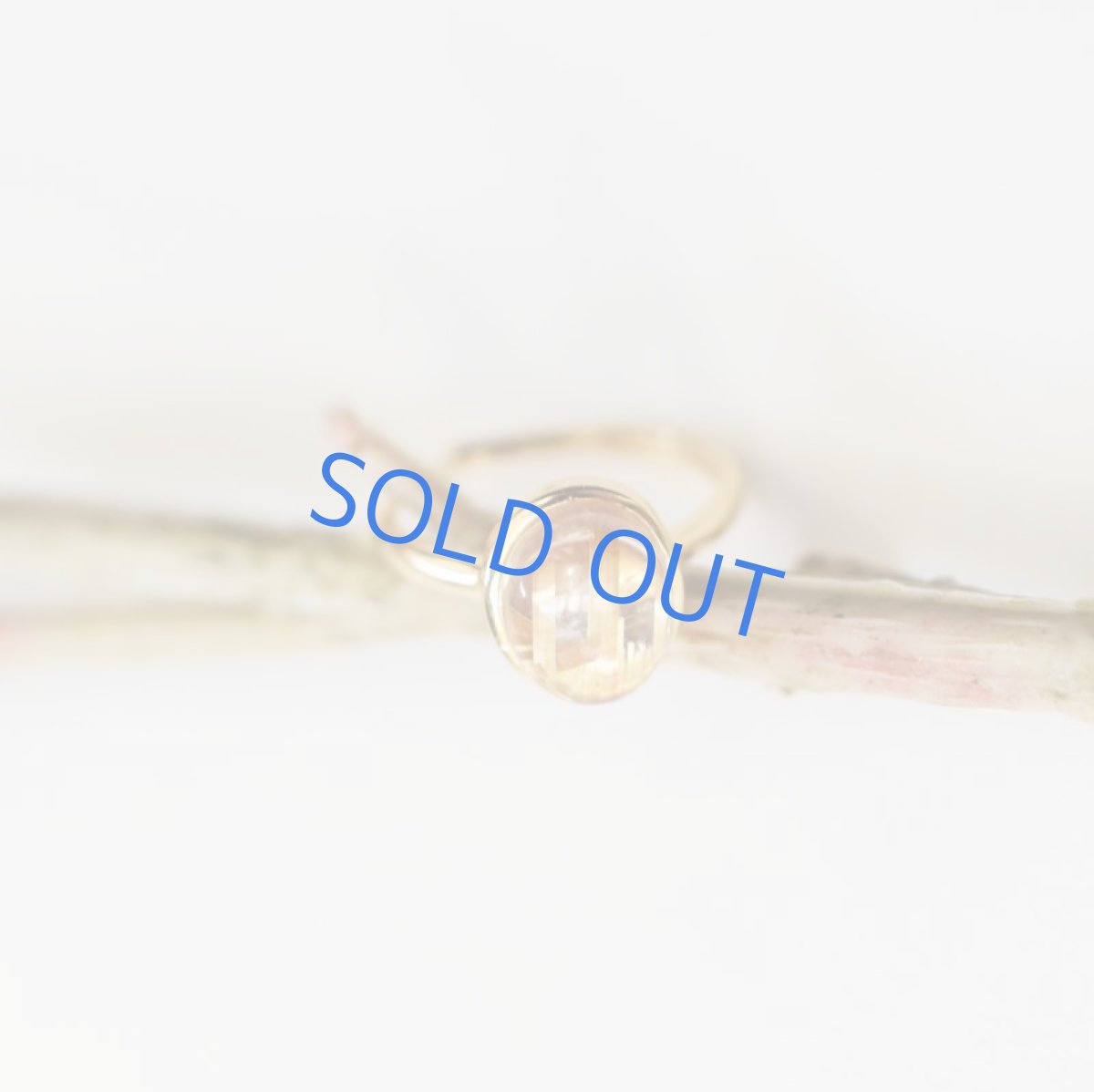 画像3: 【C・フリーサイズ】タイチンルチルクォーツ ゴールドリング(指輪) (3)