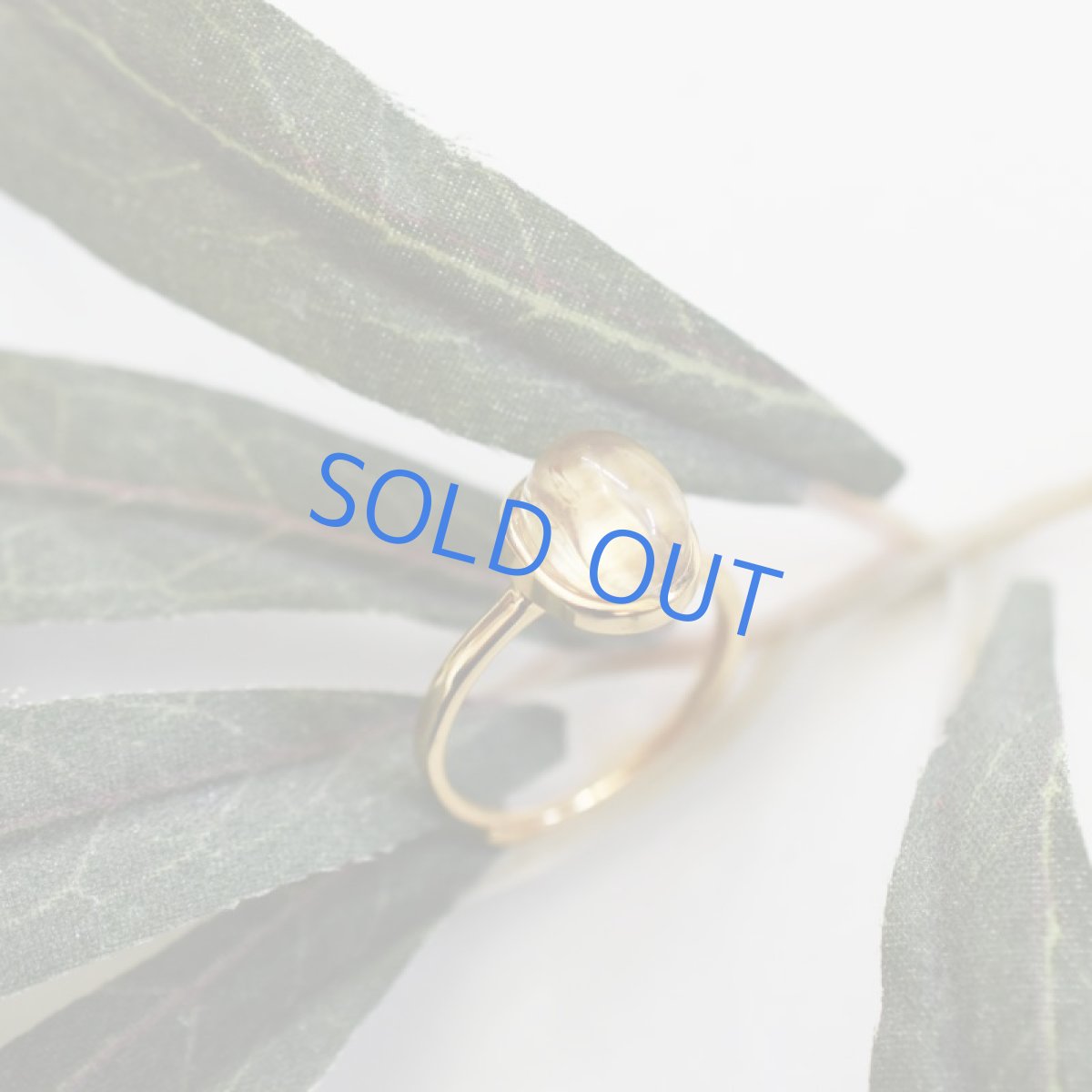 画像5: 【B・フリーサイズ】タイチンルチルクォーツ ゴールドリング(指輪) (5)