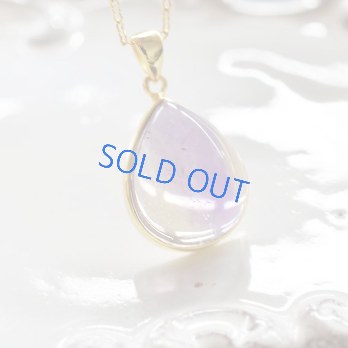 画像2: 【1点もの・フレームA】大粒 夕暮れカラー ボリビア産非加熱 アメトリン フレームペンダント 14KGF50cmネックレス (2)