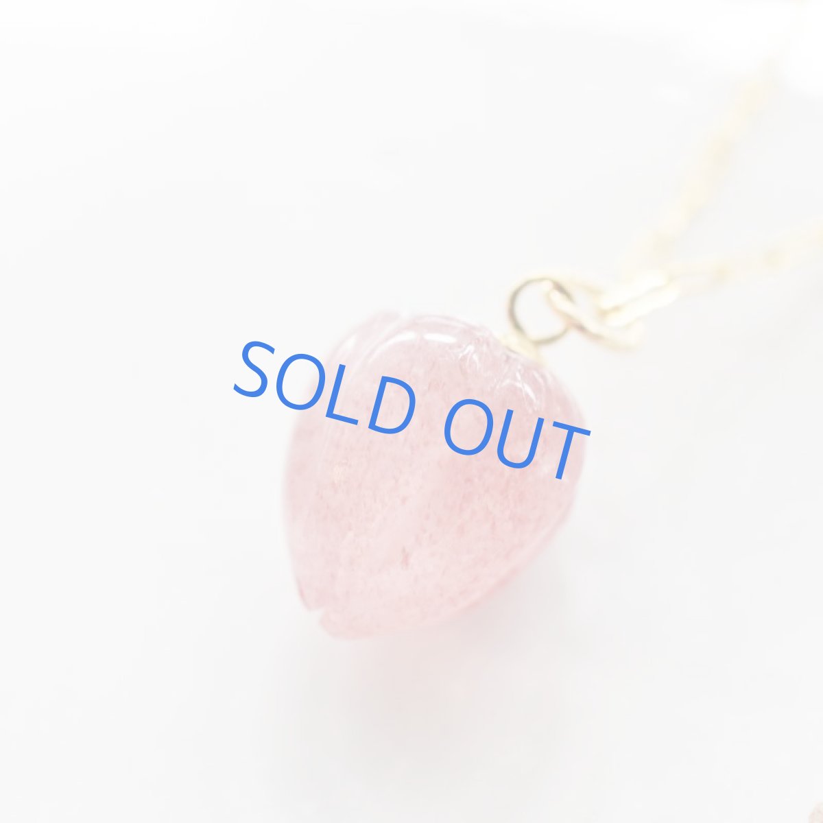 画像3: 【訳あり・残り2】ほおずき風 レッドアベンチュリン カービング 14KGFデザイン50cmネックレス (3)