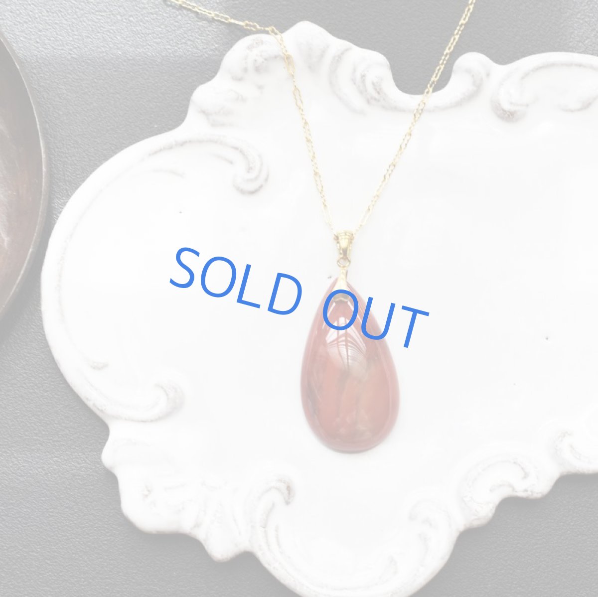 画像4: 【1点もの・A】超大粒 チベット産アンデシン フリーフォーム 14KGFデザイン50cmネックレス (4)