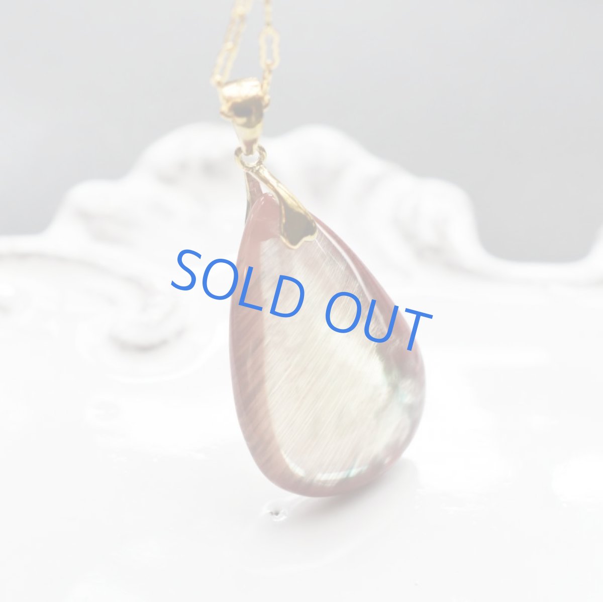 画像3: 【1点もの・D】大粒　チベット産アンデシン　フリーフォーム　サージカルステンレス50cmネックレス (3)