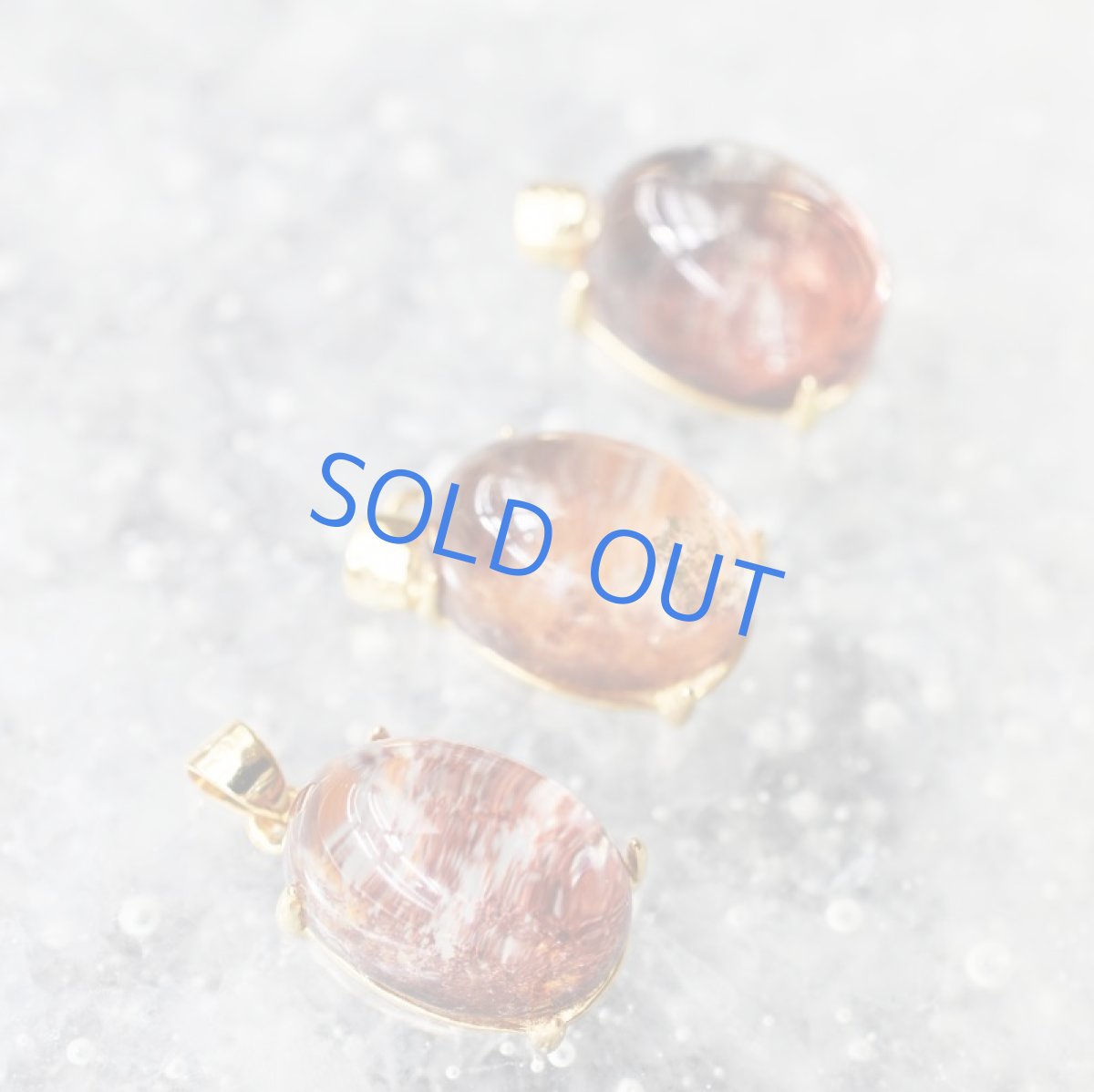 画像3: 【再入荷!】AAA ガーデンクォーツ オーバルカボション 約40cmサージカルステンレスネックレス (3)