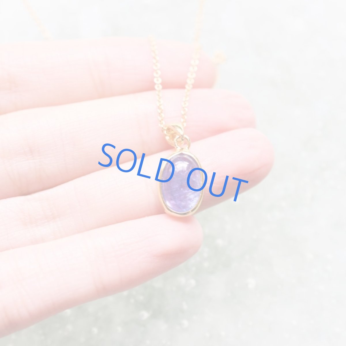 画像6: 【1点もの・オーバルA】AAA タンザナイト カボション ペンダント 約40cm 14kgfネックレス (6)