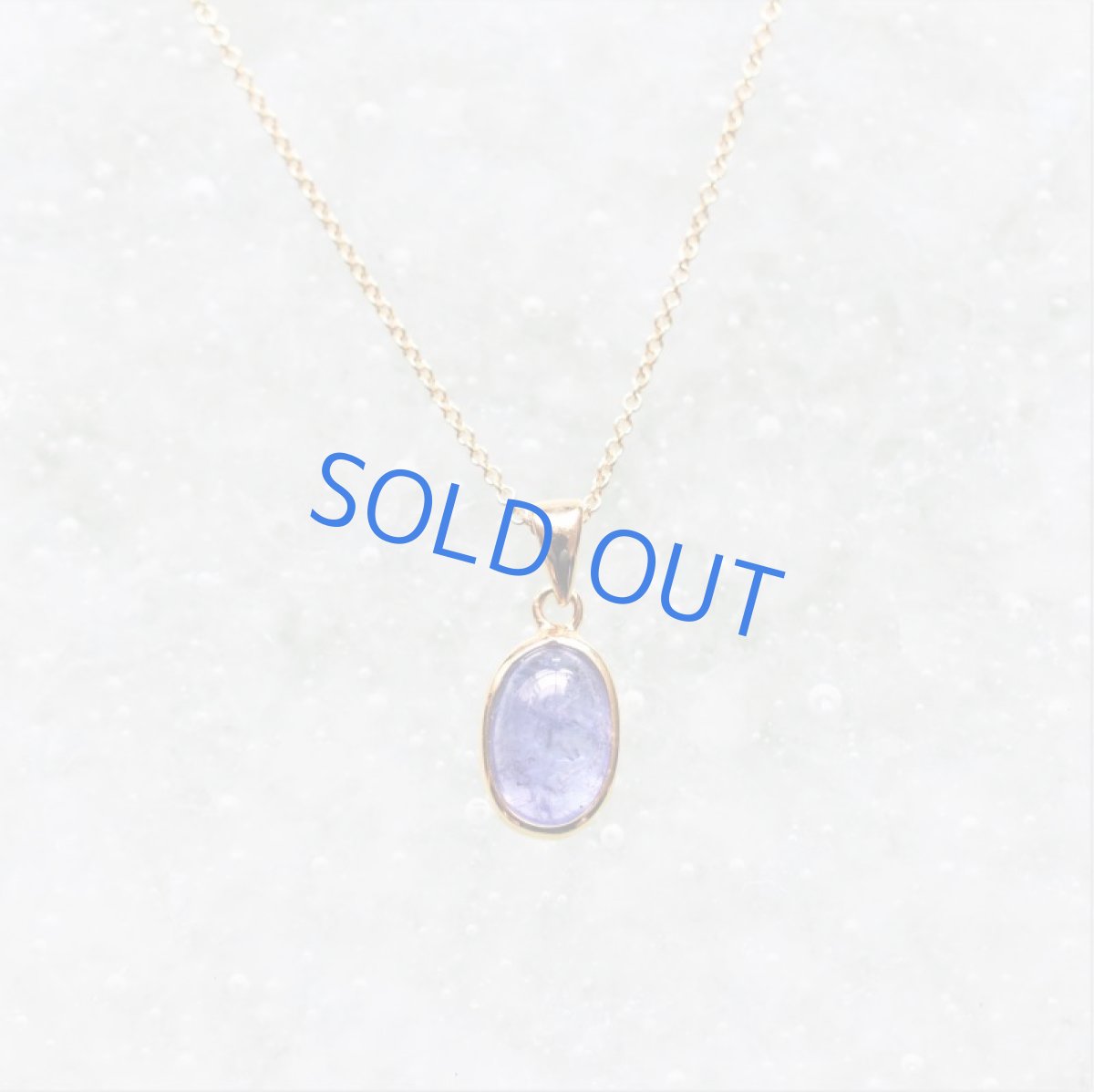 画像3: 【1点もの・オーバルA】AAA タンザナイト カボション ペンダント 約40cm 14kgfネックレス (3)