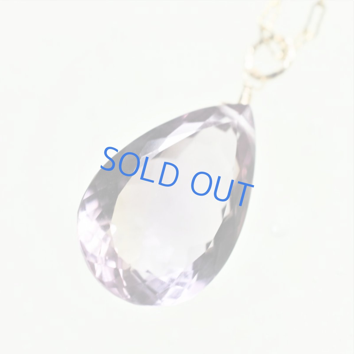 画像5: 【1点もの・JAペアシェイプ】ボリビア産非加熱　大粒　宝石質　アメトリン　ジェムルース　14kgfネックレス50cm (5)