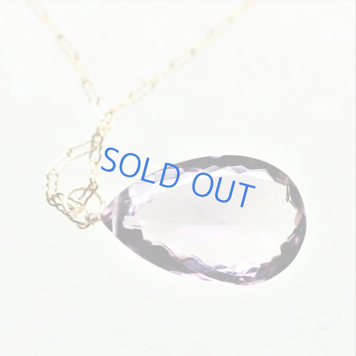 画像4: 【1点もの・JCペアシェイプ】ボリビア産非加熱　大粒　宝石質　アメトリン　ジェムルース　14kgfネックレス50cm (4)