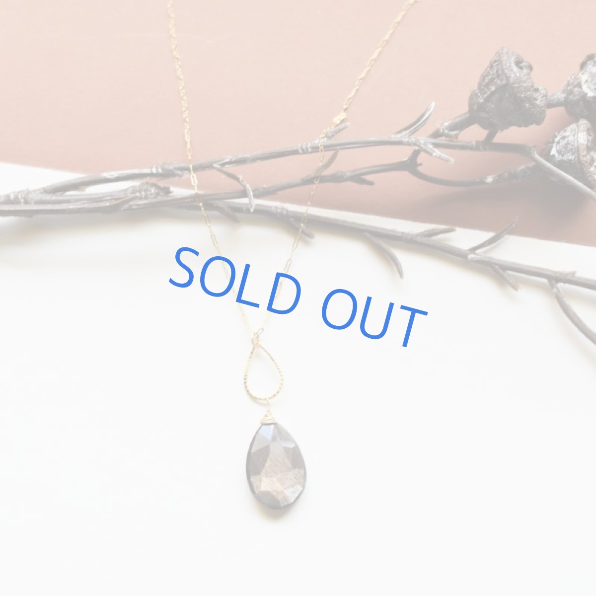 画像7: 【1点もの】ゴールデンシャインブラックムーンストーン　14KGFチェーンネックレス約50cm (7)