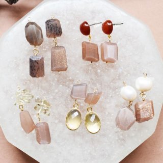 重ね付け用チャーム】14KGF ゴールドリーフ チャーム - Silvia de atelier