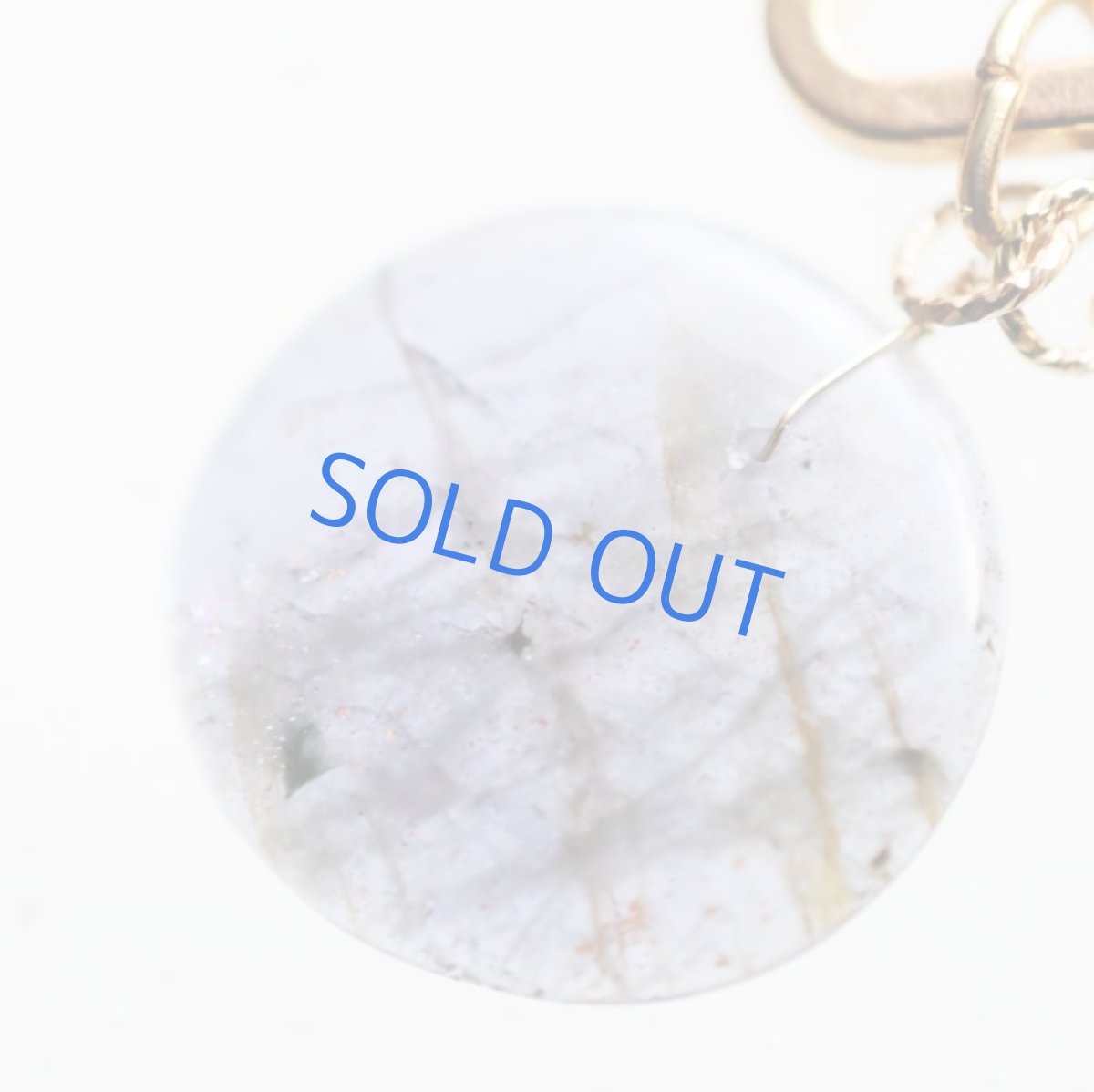 画像5: 【1点もの】アイオライトサンストーン フロントマンテル ゴールドチェーンネックレス約80cm (5)