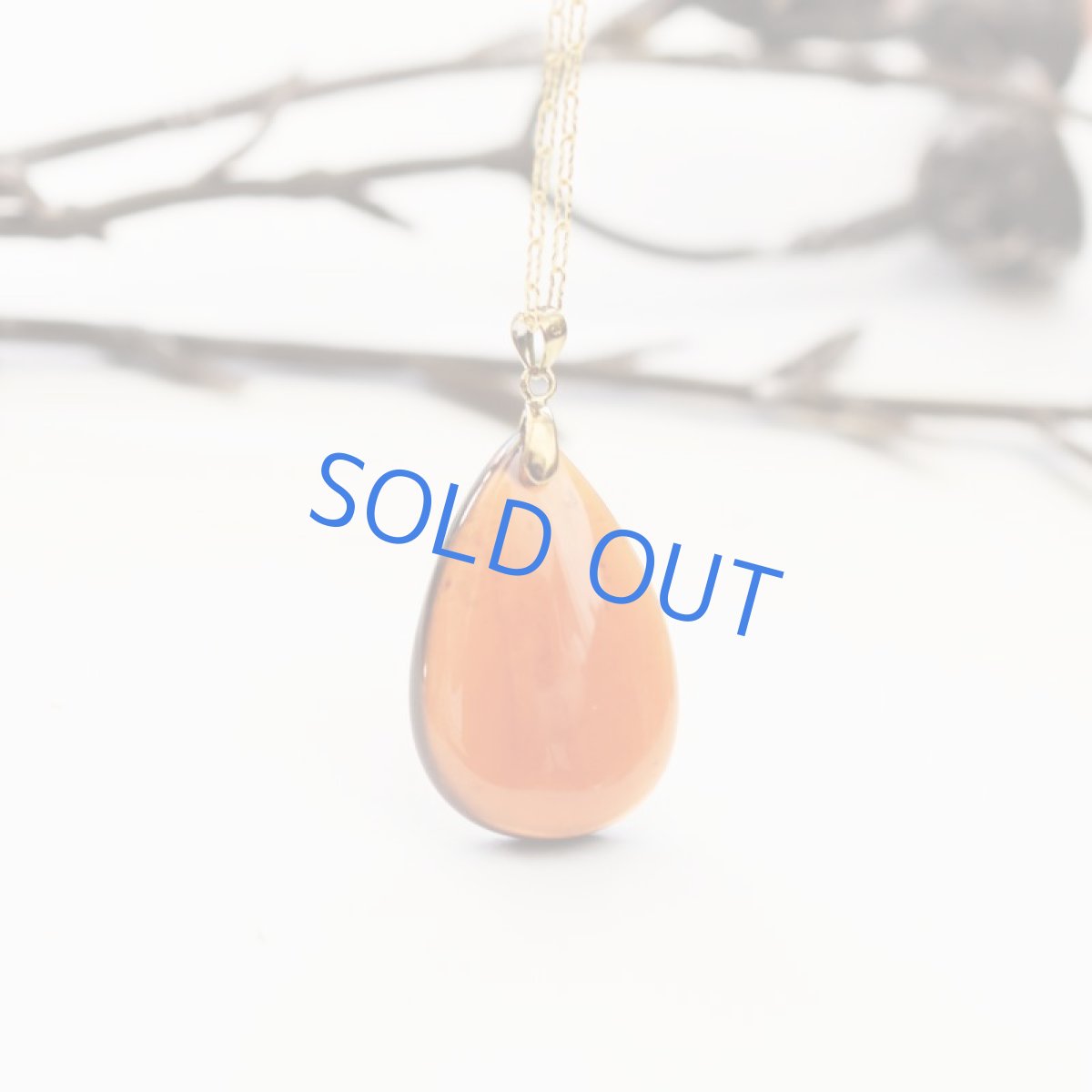 画像2: 【1点もの・D】超大粒　ヘソナイトガーネット　しずく型　約50cm14kgfネックレス (2)