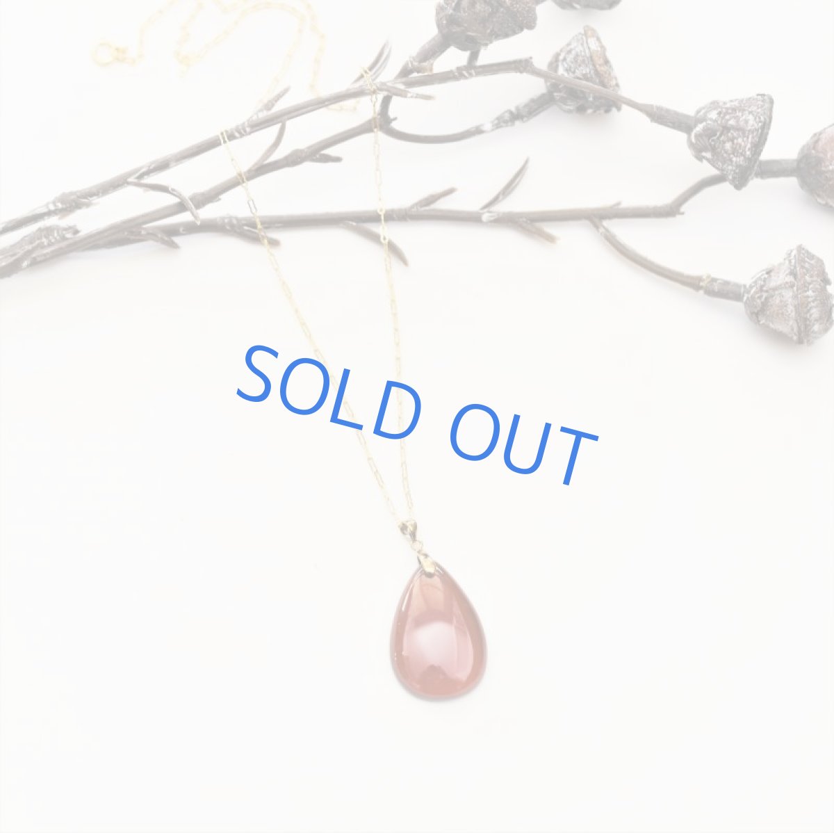 画像4: 【1点もの・D】超大粒　ヘソナイトガーネット　しずく型　約50cm14kgfネックレス (4)