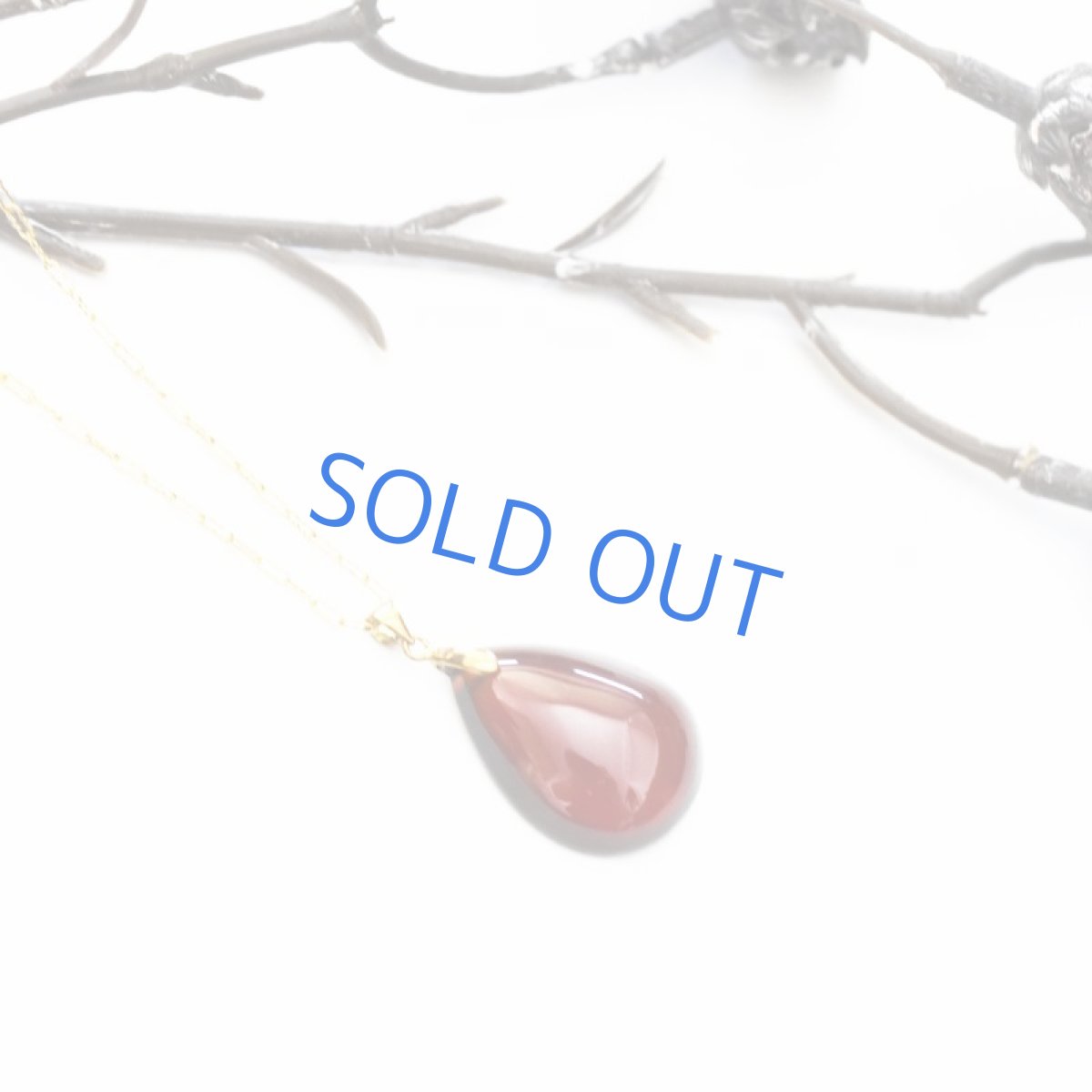 画像5: 【1点もの・F】超大粒　ヘソナイトガーネット　しずく型　約50cm14kgfネックレス (5)