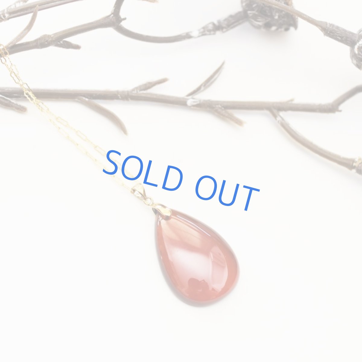 画像3: 【1点もの・D】超大粒　ヘソナイトガーネット　しずく型　約50cm14kgfネックレス (3)