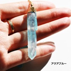 画像2: 【SELECT】繊細な虹色の結晶　ミスティッククリスタル　サージカルステンレスネックレス50cm  (2)