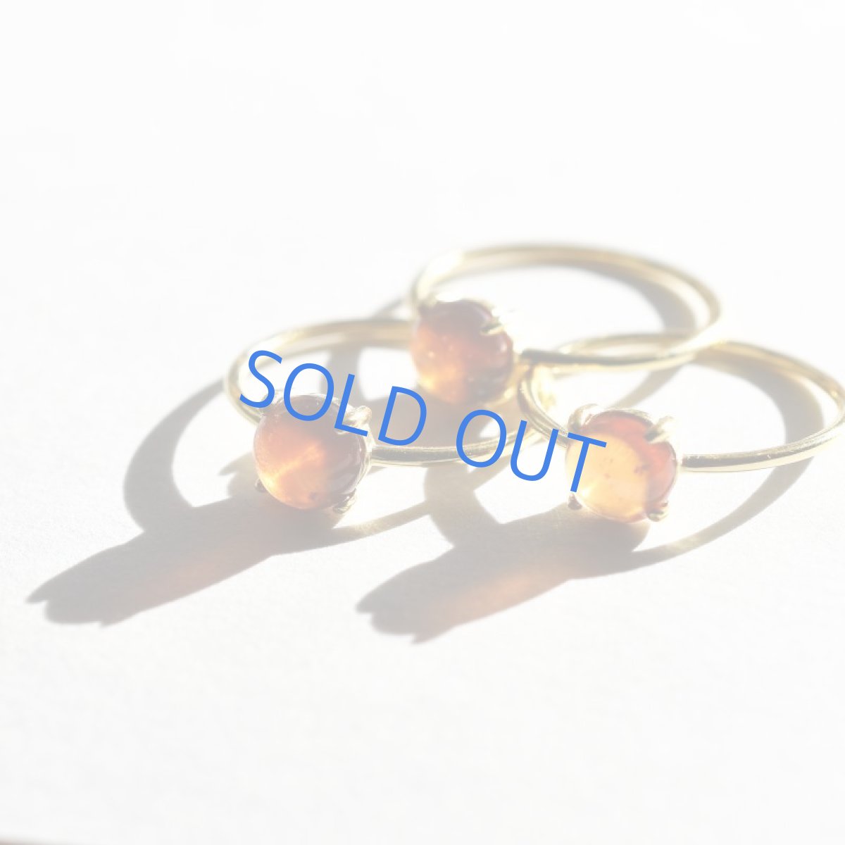 画像6: 【残り1・13号】ヘソナイト ガーネット ミニカボション 14KGFリング(指輪) (6)