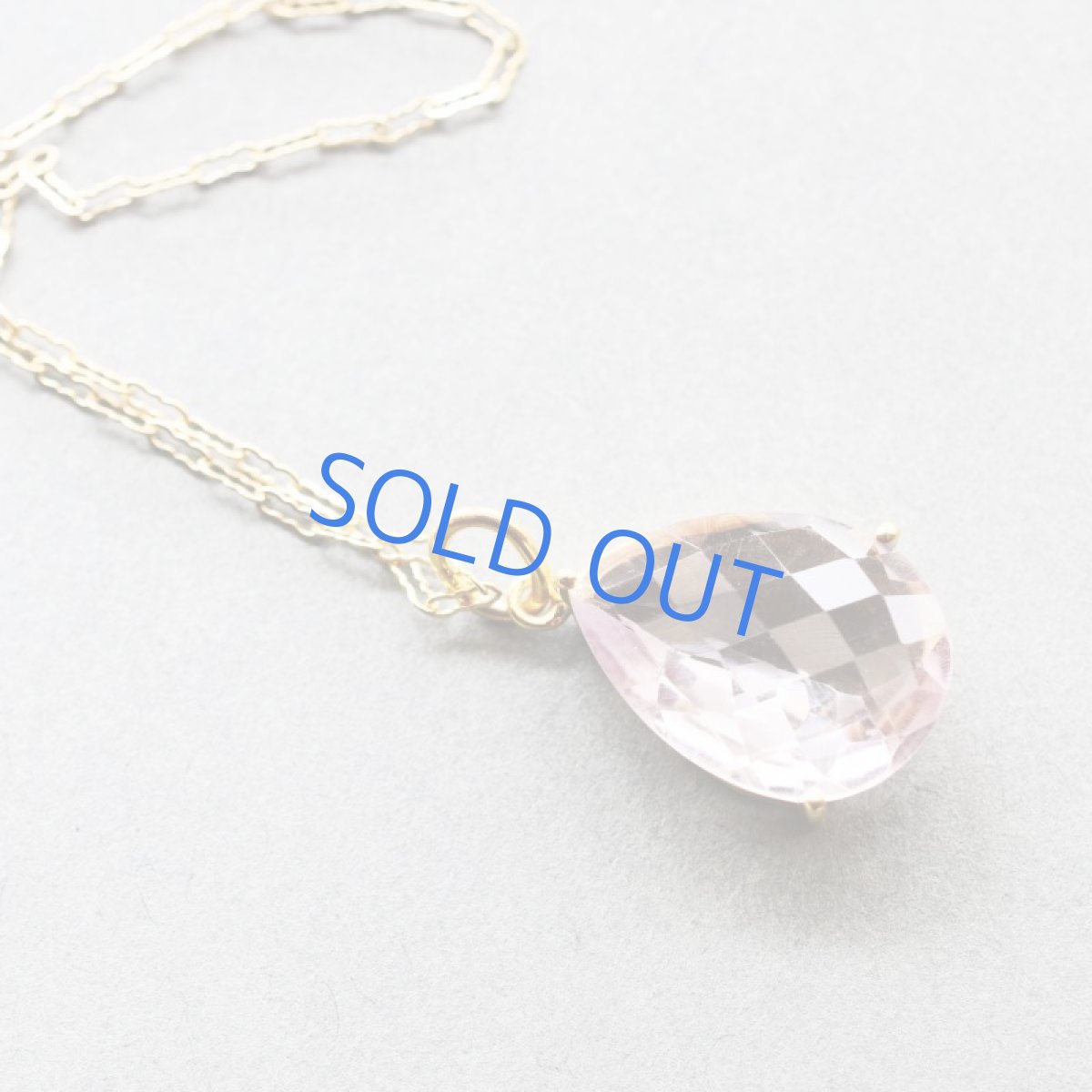 画像6:  【1点もの・Dティア】超大粒 宝石用ルース ピンクアメジスト 14KGF50cmネックレス (6)