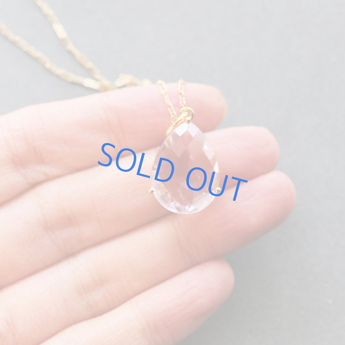 画像5:  【1点もの・Dティア】超大粒 宝石用ルース ピンクアメジスト 14KGF50cmネックレス (5)