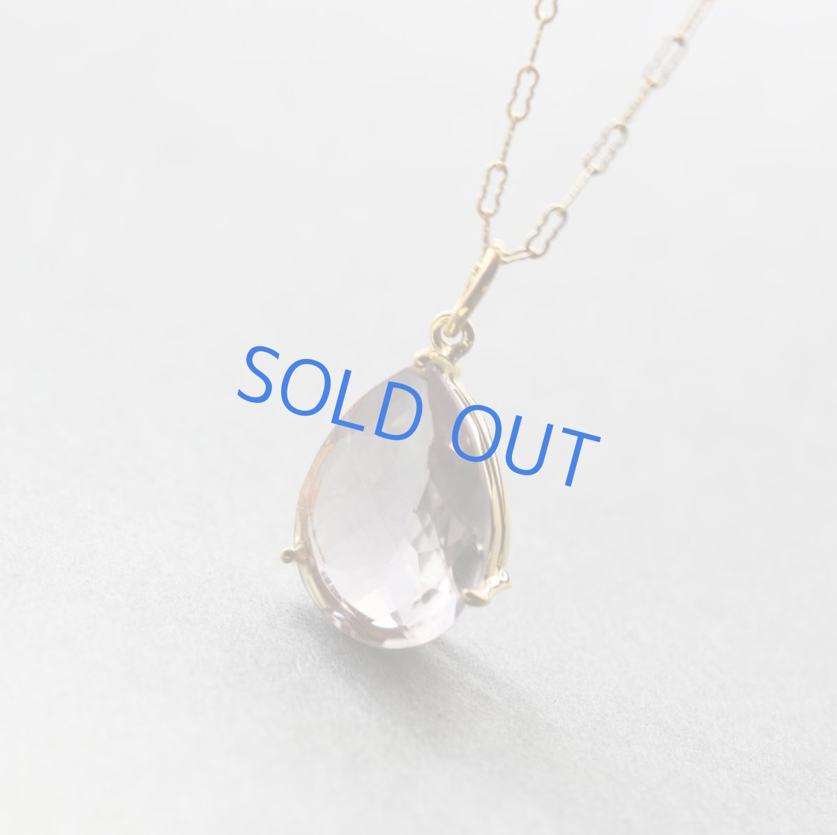 画像3:  【1点もの・Dティア】超大粒 宝石用ルース ピンクアメジスト 14KGF50cmネックレス (3)