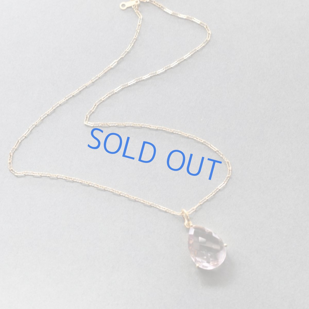 画像7:  【1点もの・Dティア】超大粒 宝石用ルース ピンクアメジスト 14KGF50cmネックレス (7)