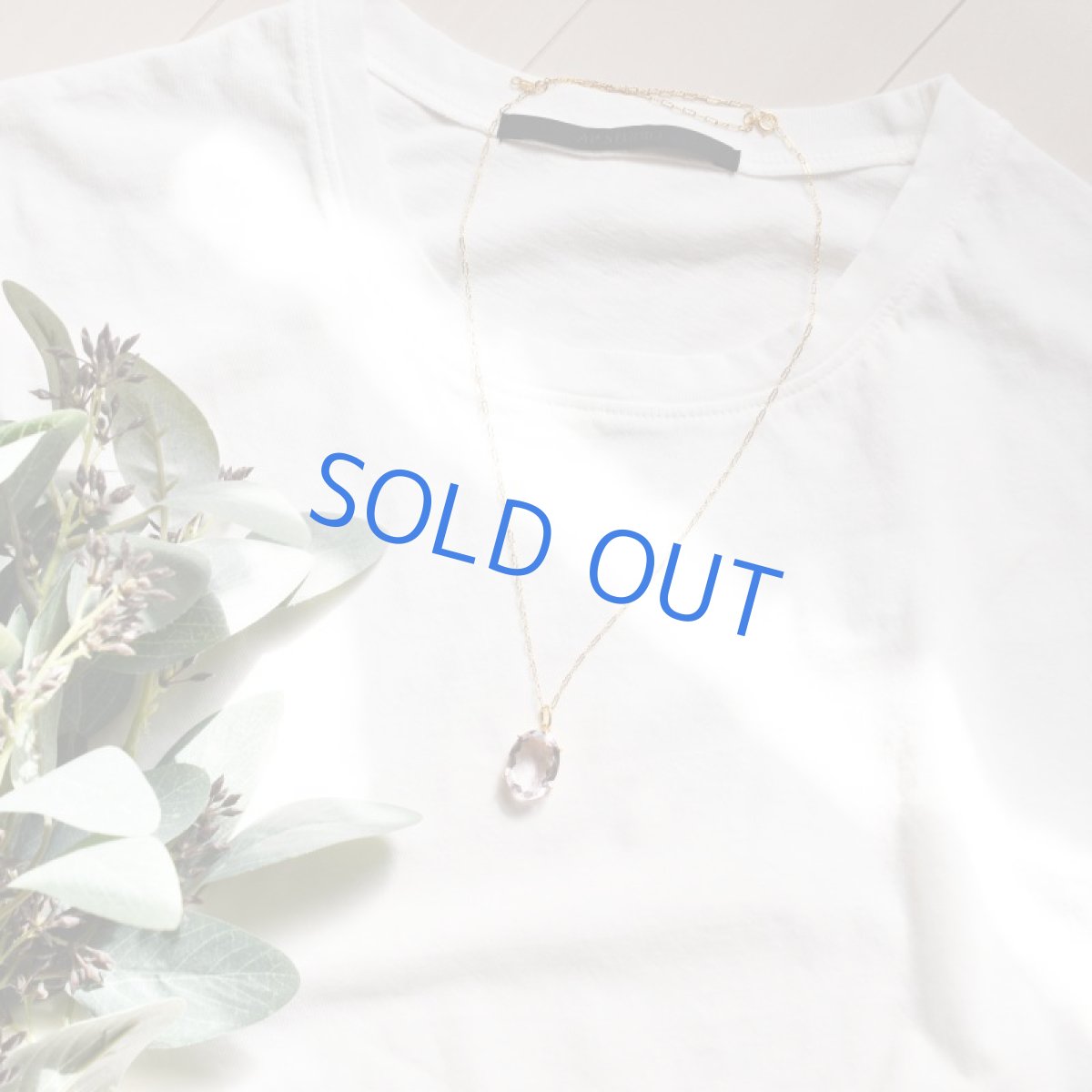 画像6:  【1点もの・Cオーバル】超大粒　宝石用ルース　ピンクアメジスト　14KGF50cmネックレス (6)