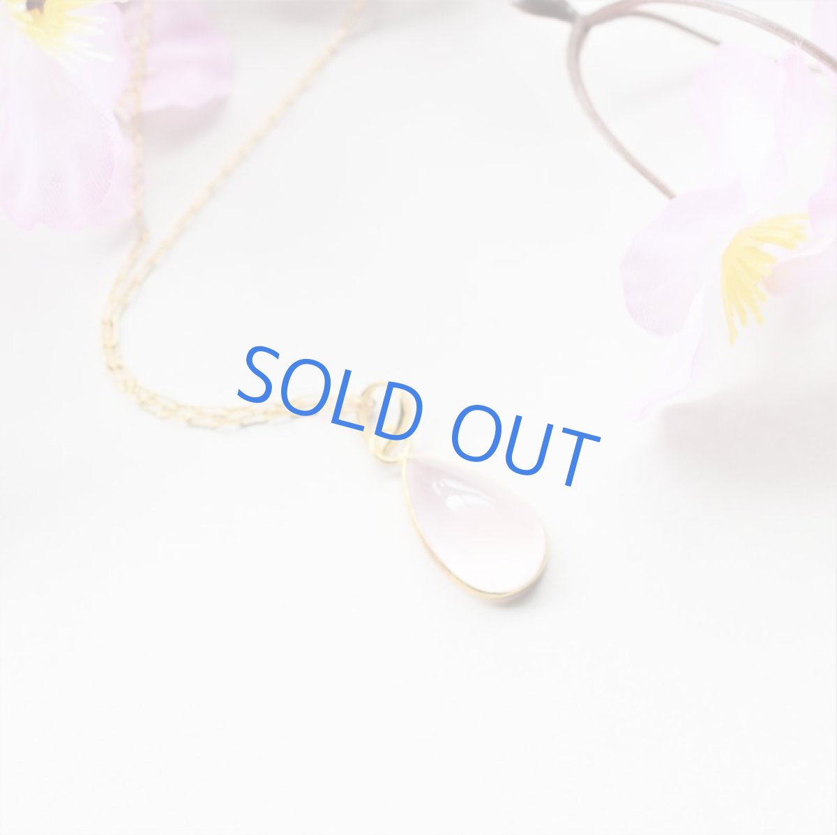 画像3: 【1点もの・ティアC】AAA スターローズクォーツ フレームペンダント 14kgfネックレス50cm  (3)