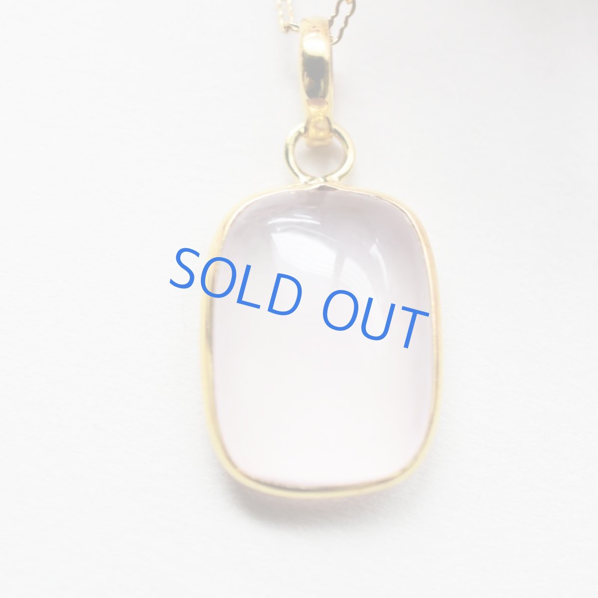 画像3: 【1点もの・レクタングルB】AAA スターローズクォーツ フレームペンダント 14kgfネックレス50cm  (3)