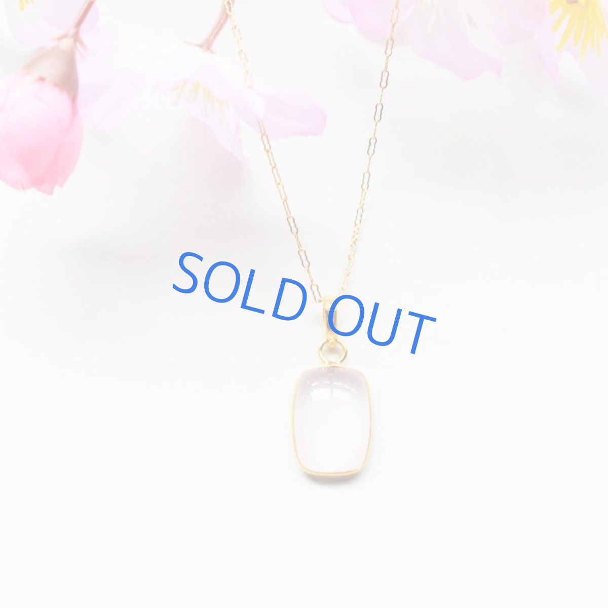 画像4: 【1点もの・レクタングルD】AAA スターローズクォーツ フレームペンダント 14kgfネックレス50cm  (4)