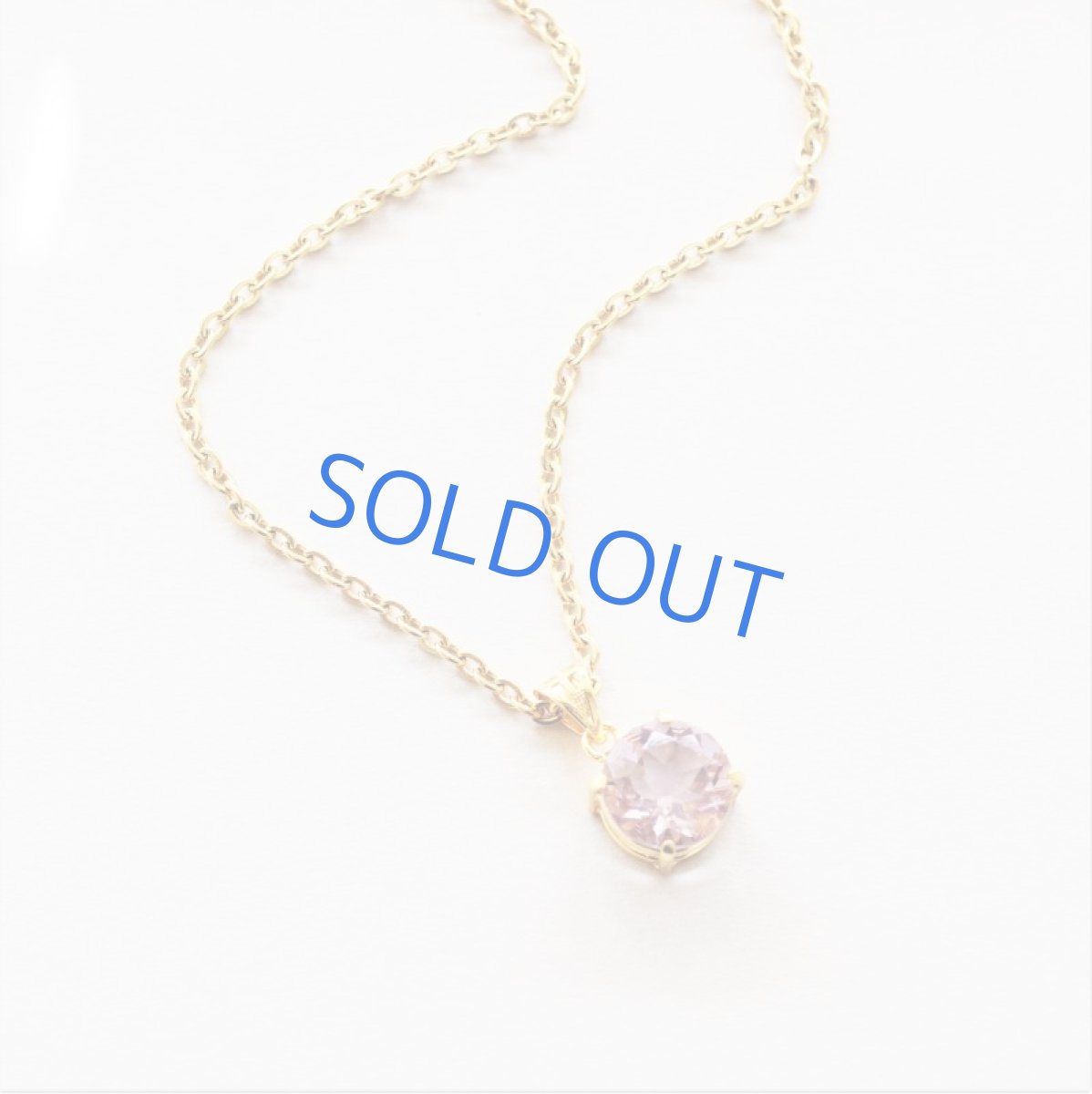 画像3: 【1点もの・ラウンドD】超希少 宝石質 ピンクフローライト サージカルゴールドネックレス50cm  (3)