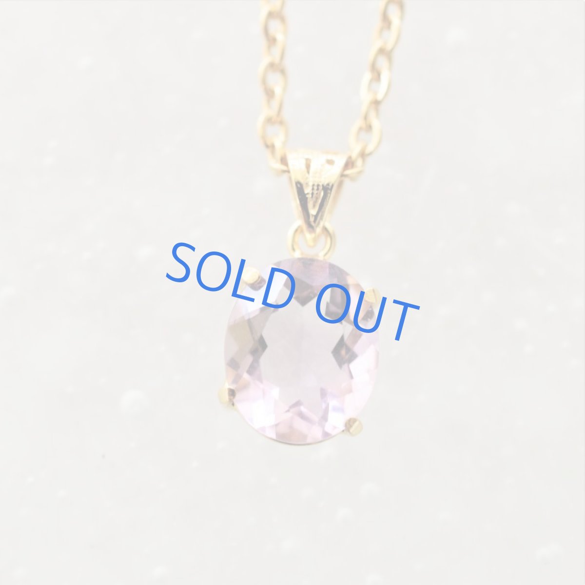 画像6: 【1点もの・オーバルG】超希少 宝石質 ピンクフローライト サージカルゴールドネックレス50cm  (6)