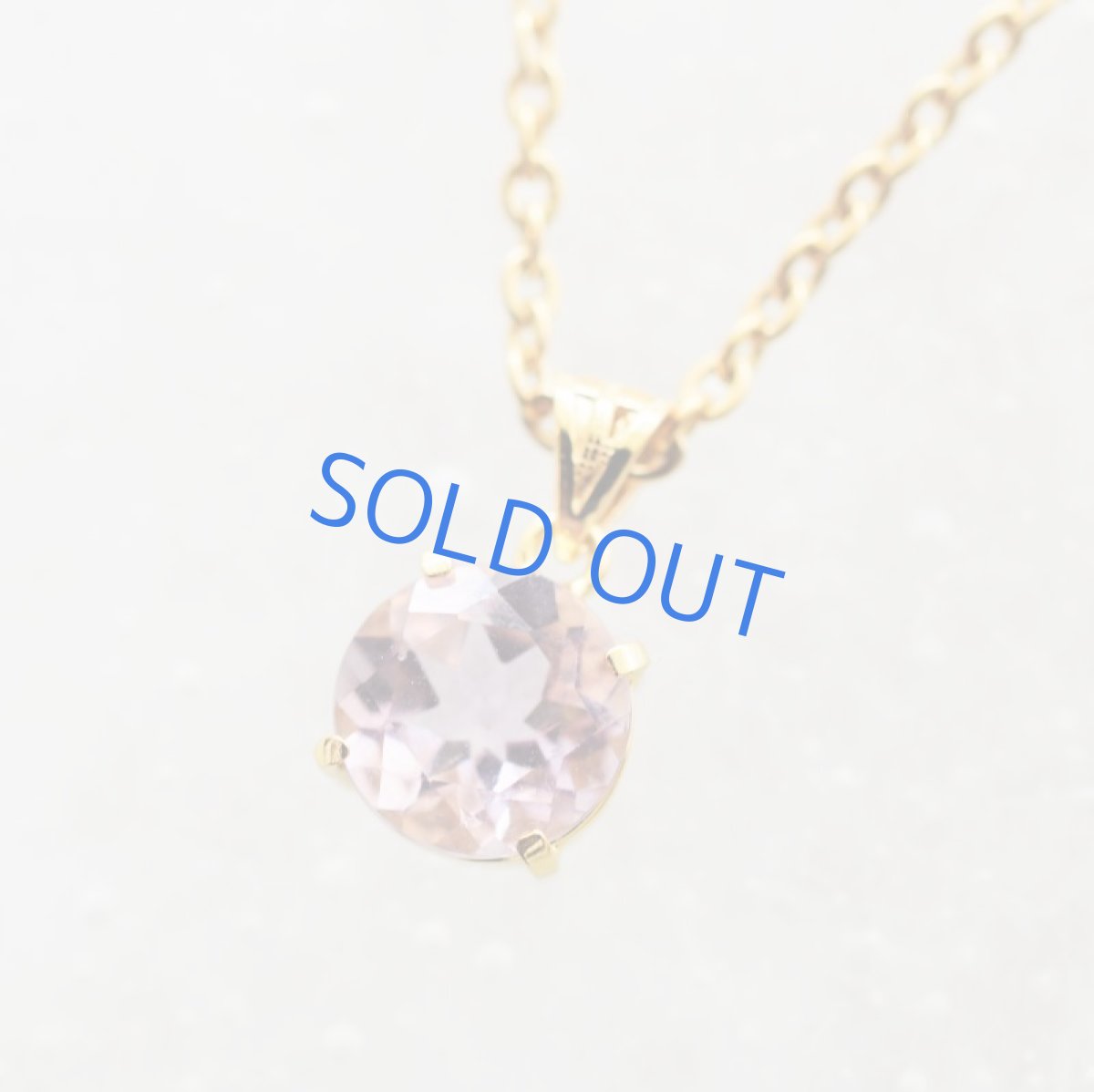 画像5: 【1点もの・ラウンドD】超希少 宝石質 ピンクフローライト サージカルゴールドネックレス50cm  (5)